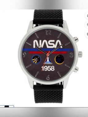 NASA 1958 Analog Watch with Silicone Band
